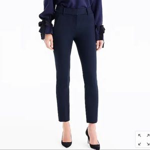 Cameron Slim Crop Pant in Navy by J. Crew